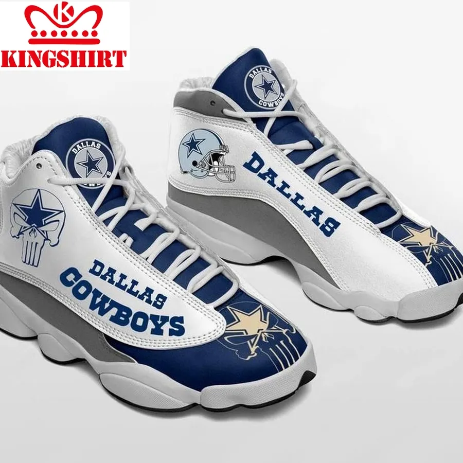 Dallas Cowboys Team Form Air Jordan 13 Sneakers Football Team Hao0017