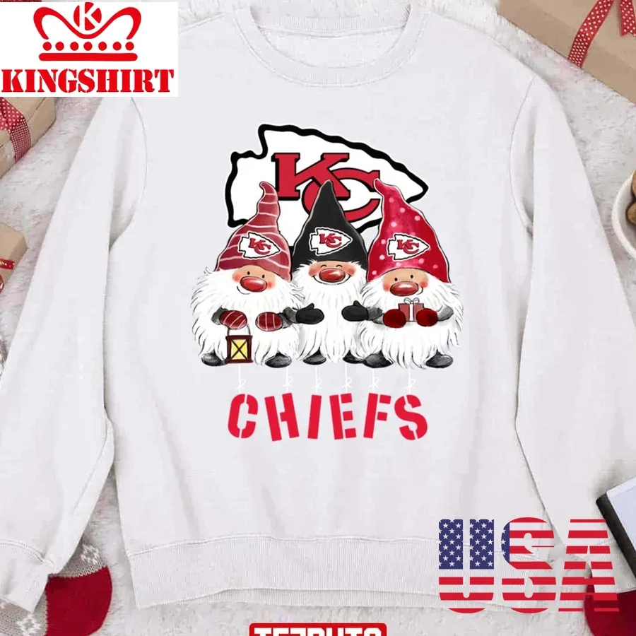 Gnomies Kansas City Chiefs Christmas Vintage Sweatshirt