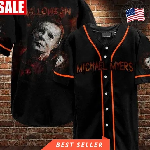 Halloween Michael Myers Baseball Jersey Shirt 040