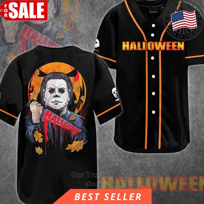 Halloween Michael Myers Baseball Jersey