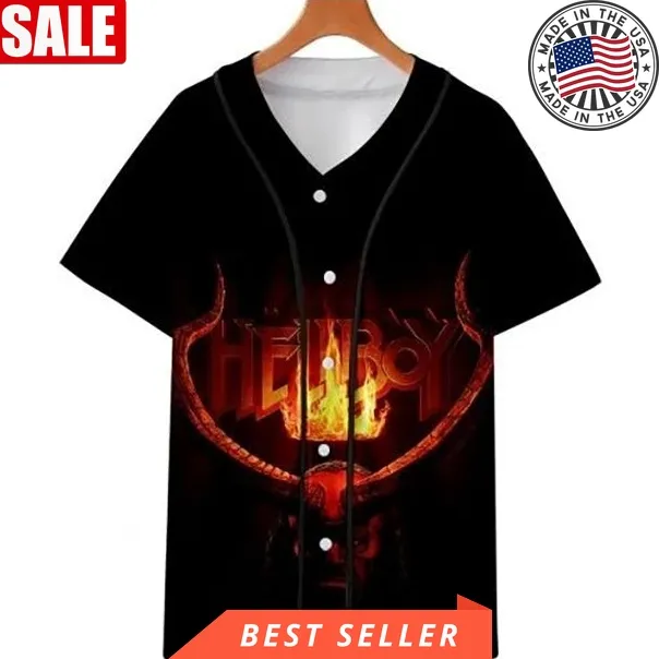 Hellboy New Trendy Cool 1 Gift For Lover Baseball Jersey