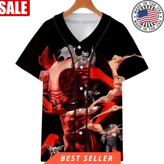 Hellboy New Trendy Cool 5 Gift For Lover Baseball Jersey