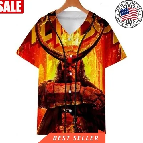 Hellboy New Trendy Cool 6 Gift For Lover Baseball Jersey