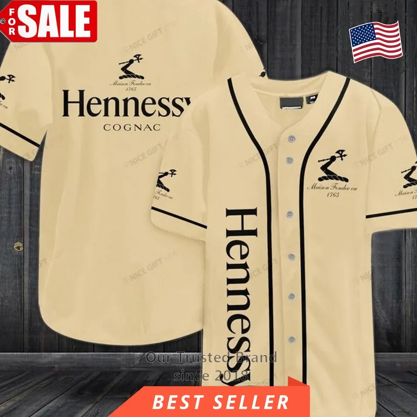 Hennessy Logo Baseball Jersey