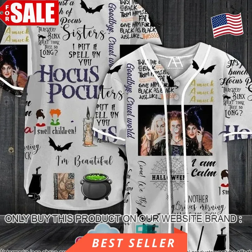 Hocus Pocus Baseball Jersey Shirt