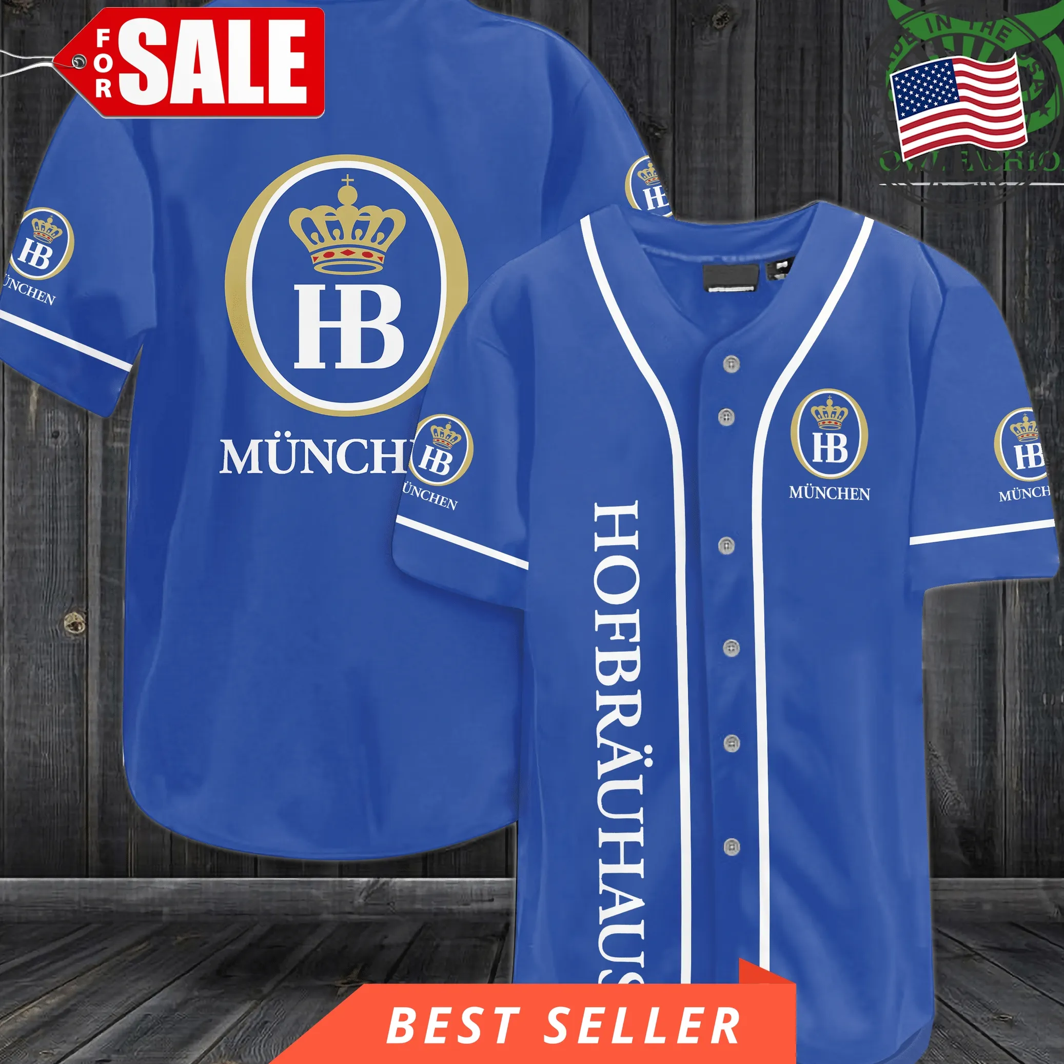 Hofbrauhaus Munchen Baseball Jersey Shirt