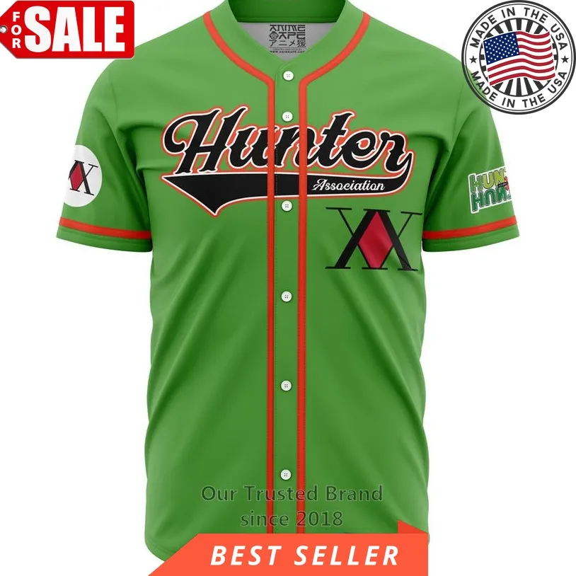 Hunter Association Gon Hunter X Hunter Baseball Jersey