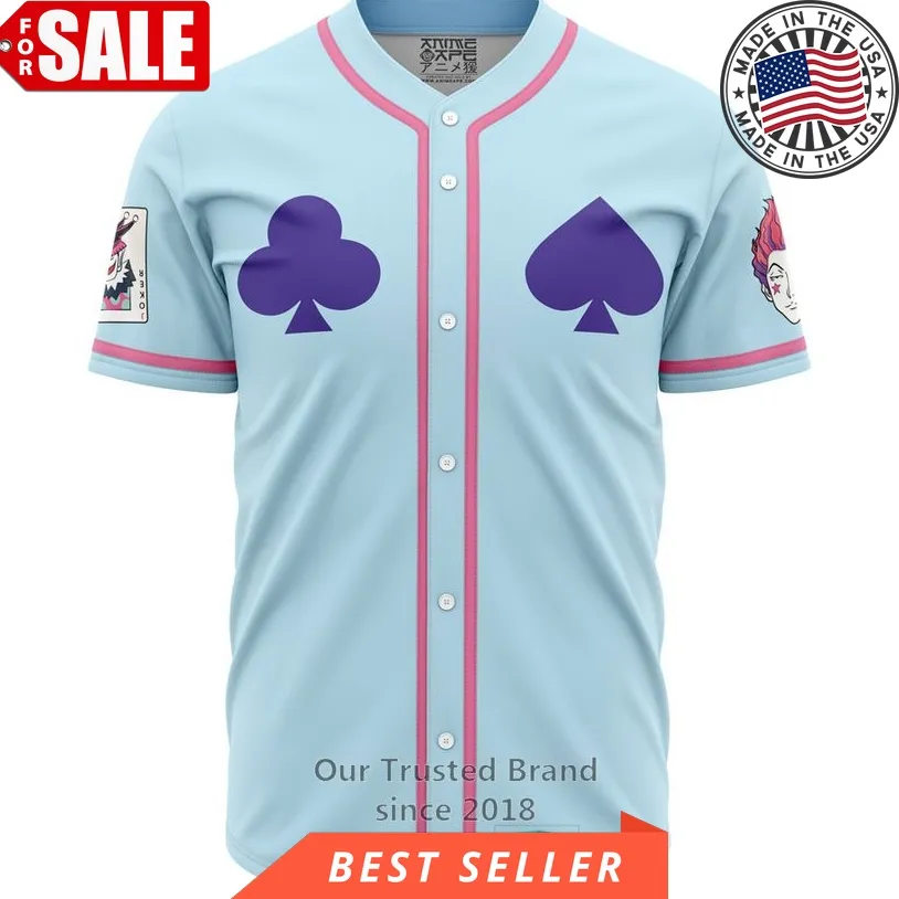 Hypnotic Eye Hisoka Hunter X Hunter Baseball Jersey