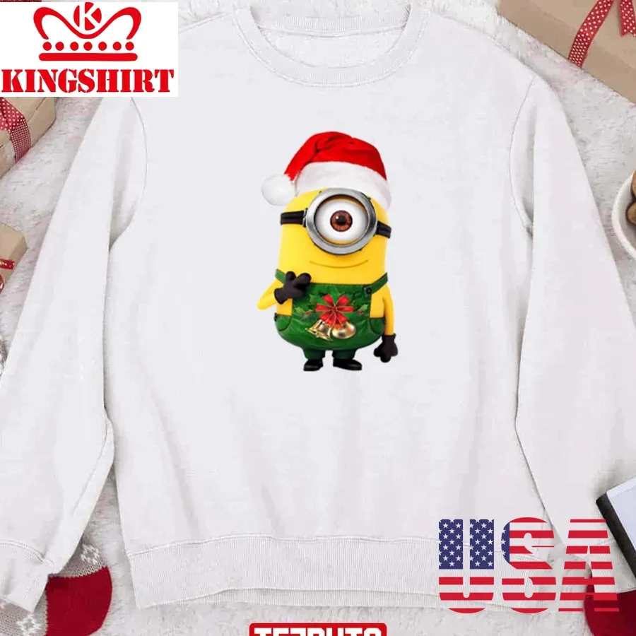 One Eye Minion In Christmas Sweatshirt