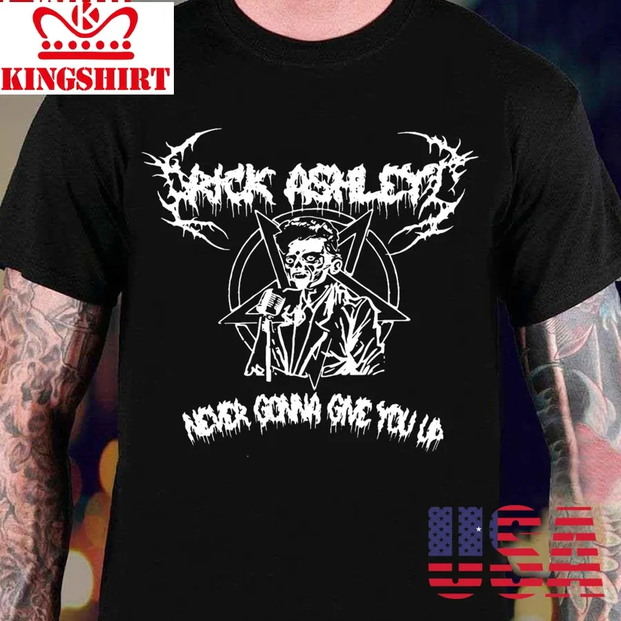 Punk Style Kylie Minogue Rick Astley Never Gonna Give You Up Unisex T Shirt