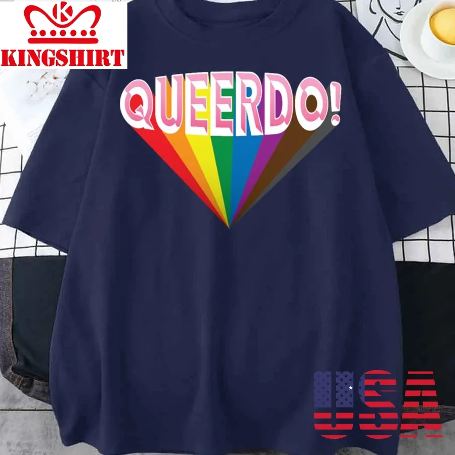 Queerdo Rainbow Logo Unisex T Shirt