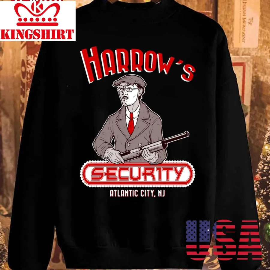Retro Vintage Harrow's Security Christmas Sweatshirt