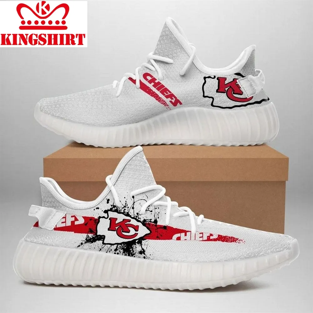 Trendding Kansas City Chiefs Nfl Sport Teams Runing Yeezy Sneakers Shoes