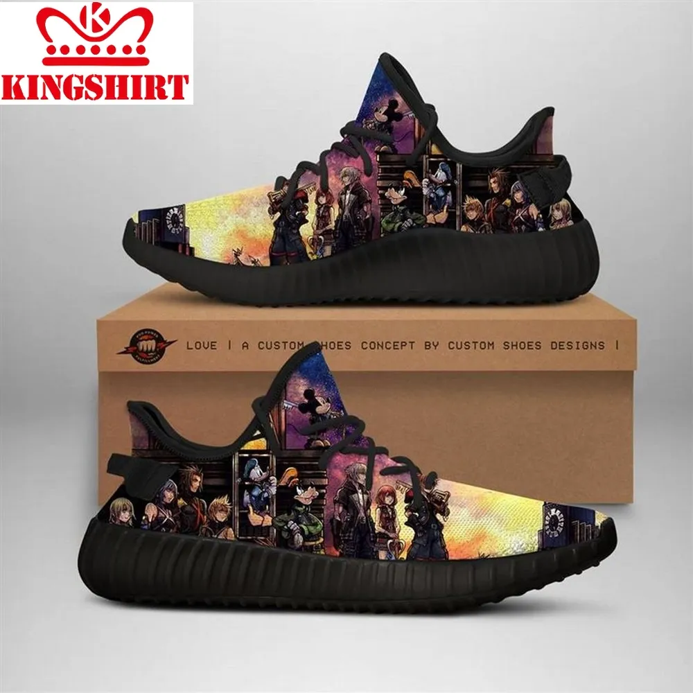 Trendding Kingdom Hearts Yeezy Sneakers Shoes