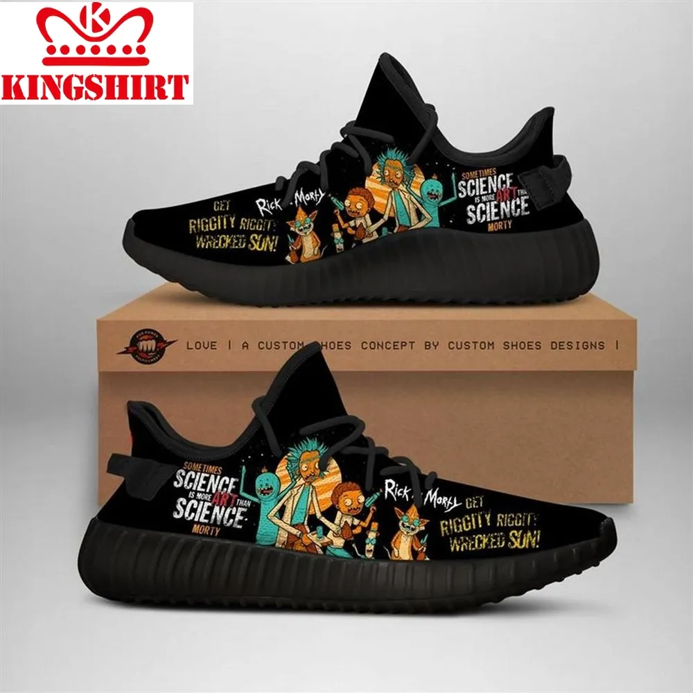 Trendding Rick And Morty Yeezy Sneakers Shoes