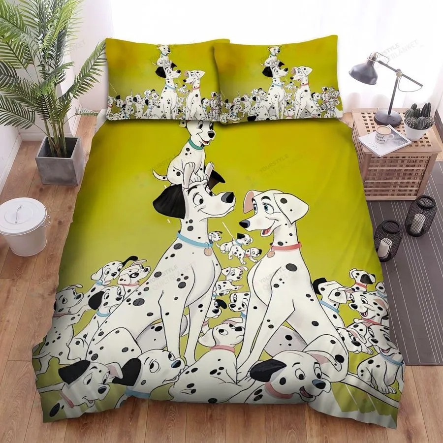 101 Dalmatians Movie  Bed Sheets Spread Comforter Duvet Cover Bedding Sets