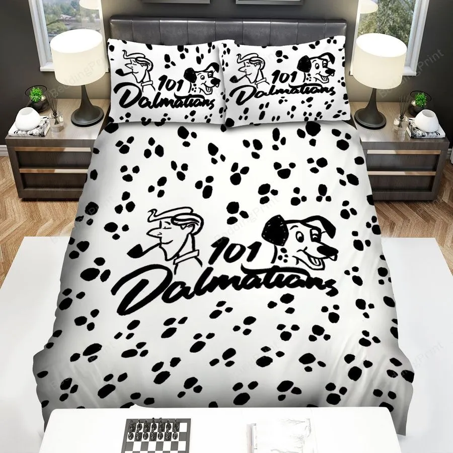 101 Dalmatians Pattern Bed Sheets Spread Comforter Duvet Cover Bedding Sets