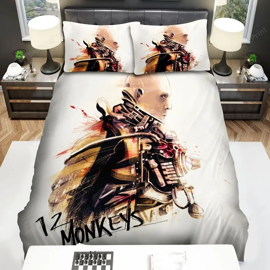 12 Monkeys (20152018) Armed Man Movie Poster Bed Sheets Spread Comforter Duvet Cover Bedding Sets