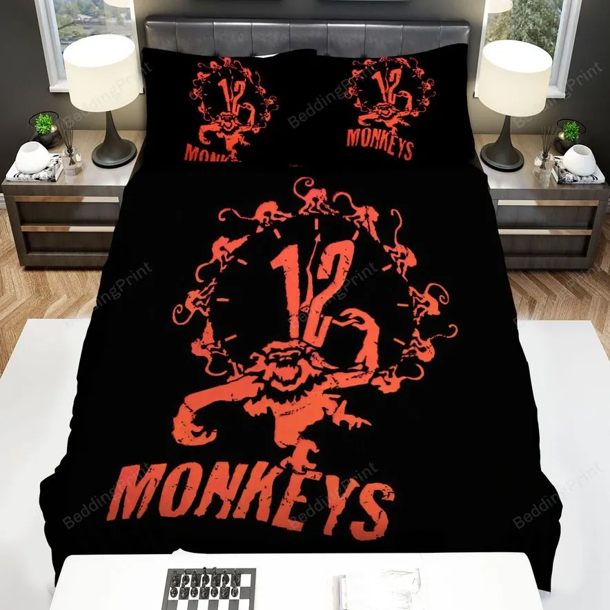 12 Monkeys (20152018) Bruce Willis Movie Poster Bed Sheets Spread Comforter Duvet Cover Bedding Sets