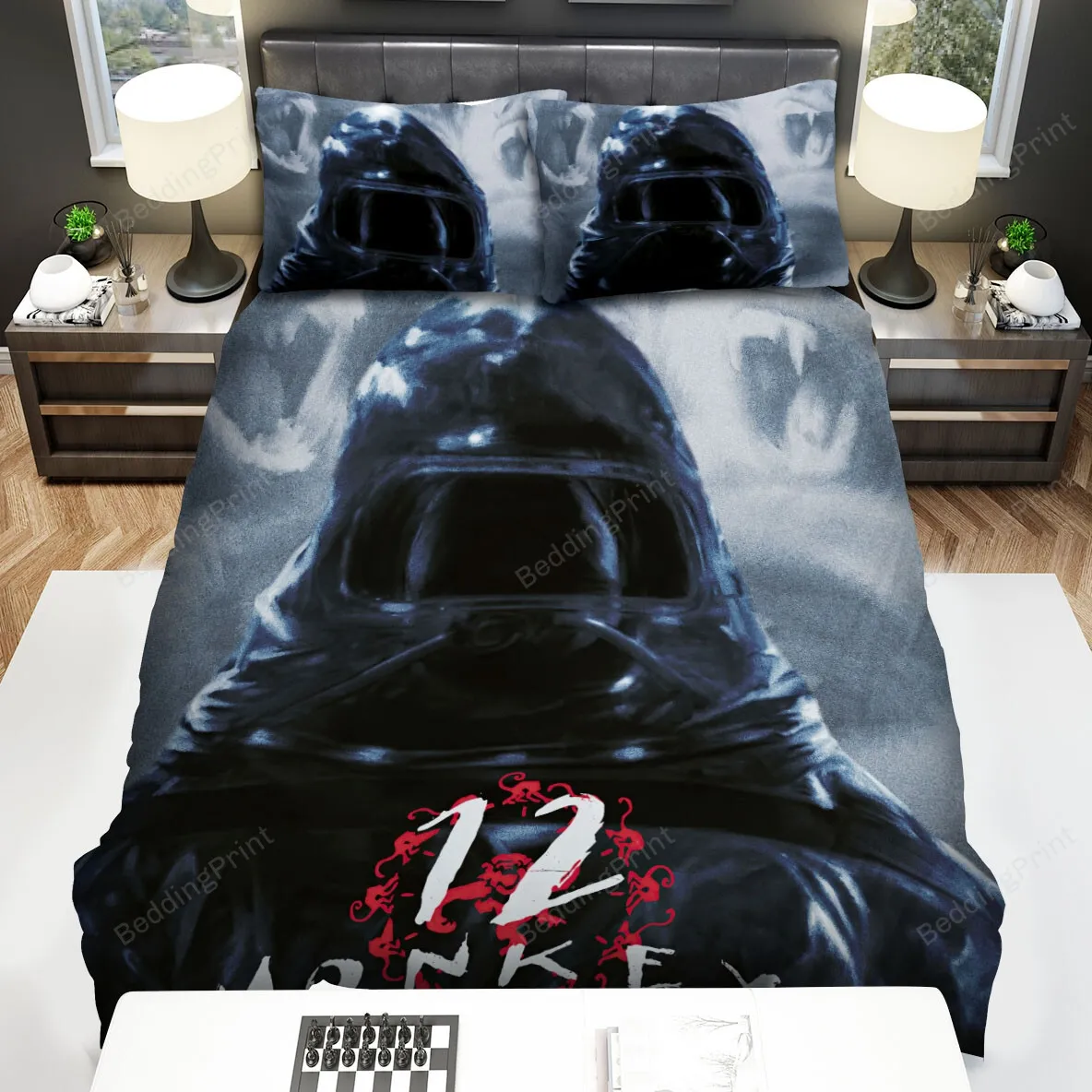 12 Monkeys (20152018) Protective Gear Movie Poster Bed Sheets Spread Comforter Duvet Cover Bedding Sets