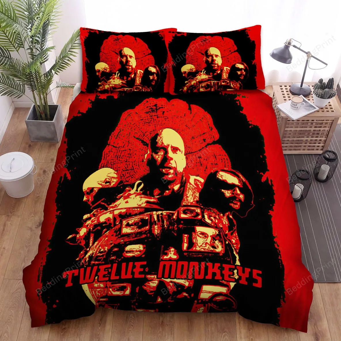 12 Monkeys (20152018) Sub Cinema Shanghai Movie Poster Bed Sheets Spread Comforter Duvet Cover Bedding Sets