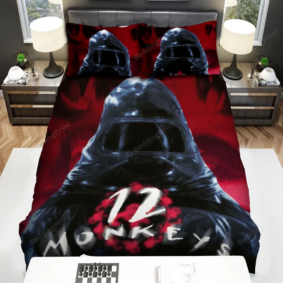 12 Monkeys (20152018) The Future Is History Movie Poster Bed Sheets Spread Comforter Duvet Cover Bedding Sets