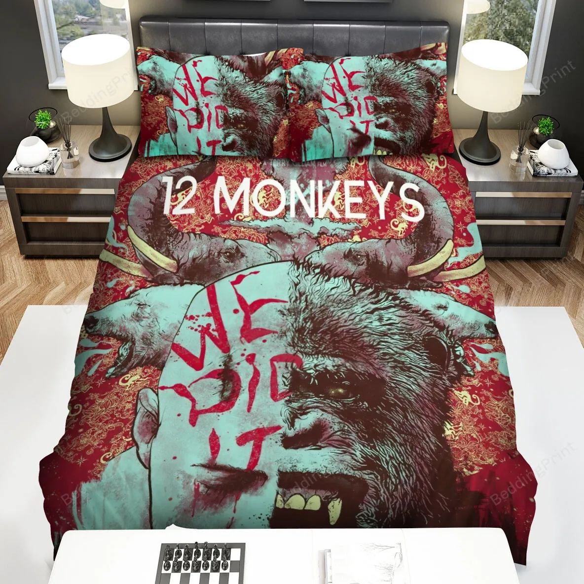12 Monkeys (20152018) We Did It Movie Poster Bed Sheets Spread Comforter Duvet Cover Bedding Sets
