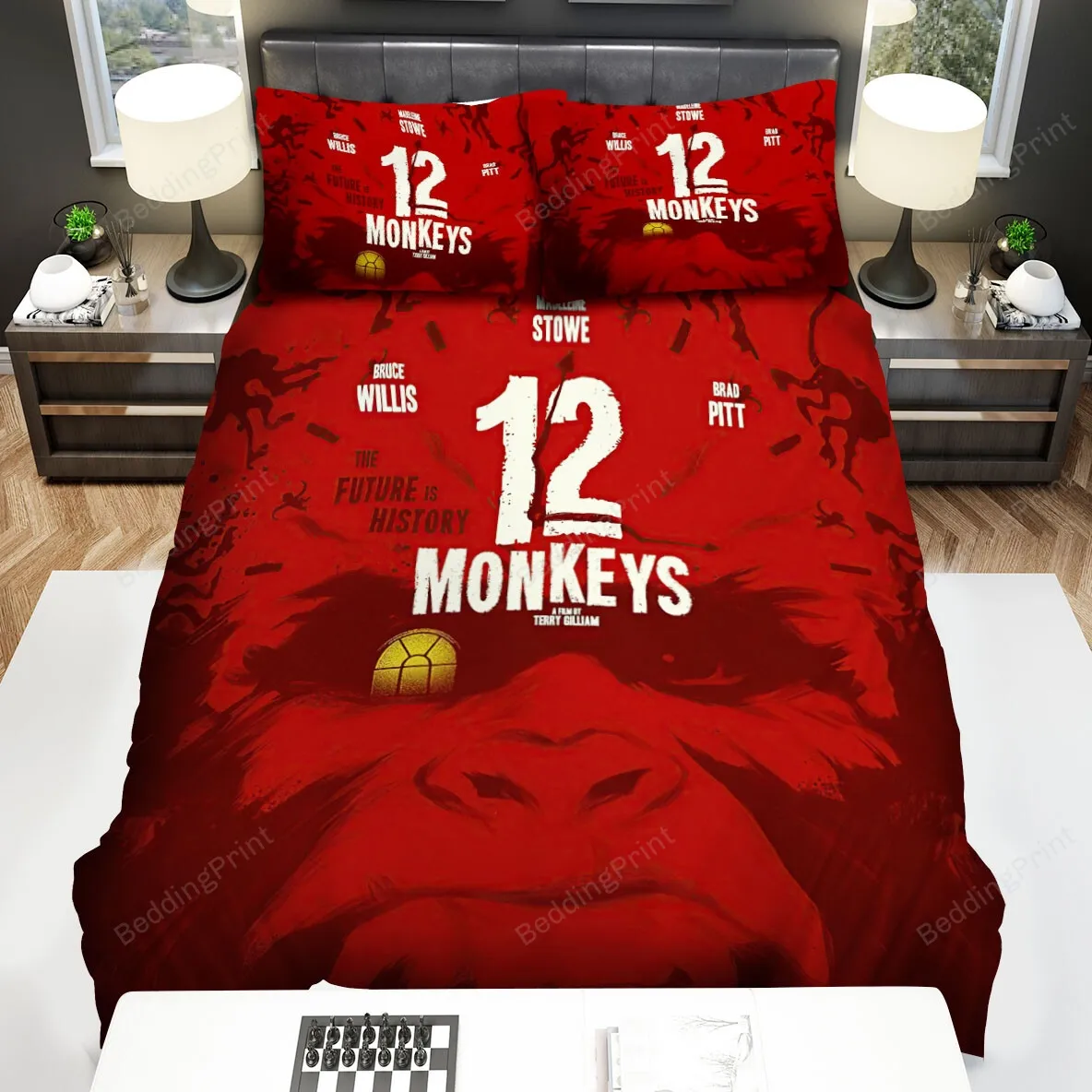 12 Monkeys (20152018) Window Movie Poster Bed Sheets Spread Comforter Duvet Cover Bedding Sets