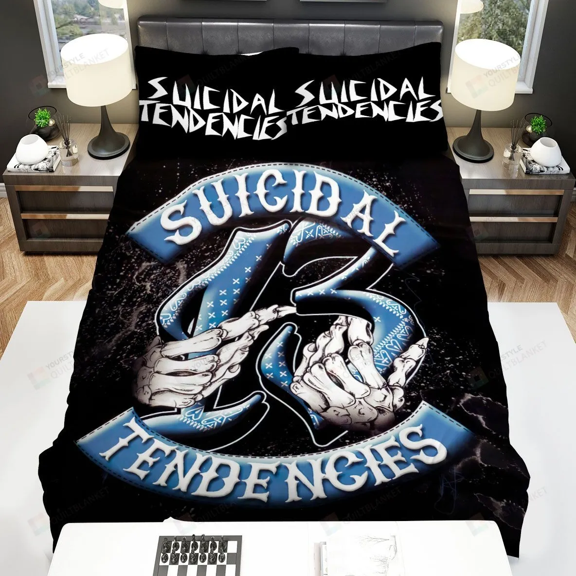 13 Interior Frontal Suicidal Tendencies Bed Sheets Spread Comforter Duvet Cover Bedding Sets