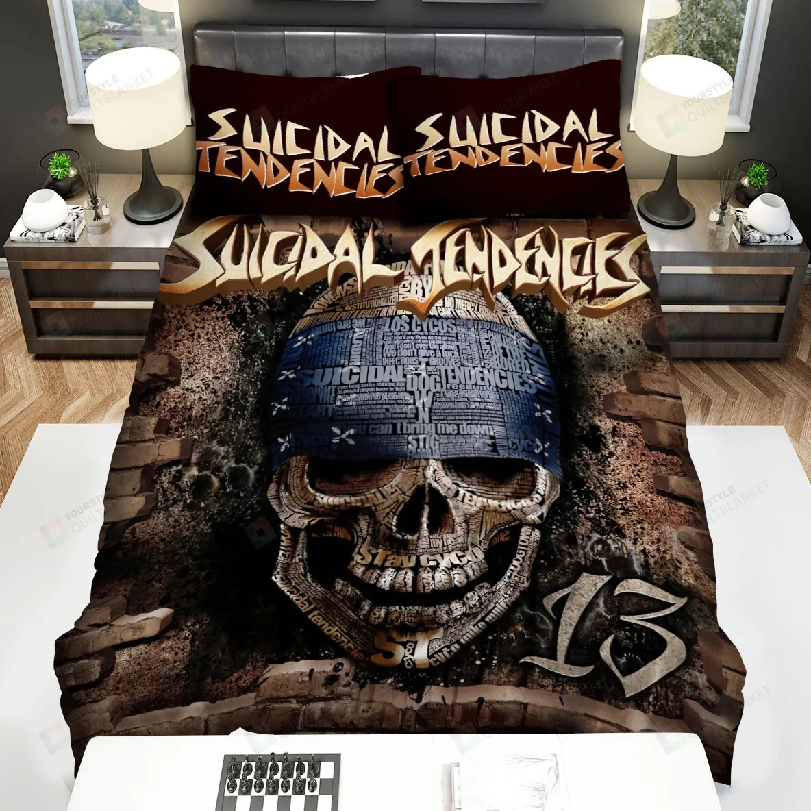 13 Suicidal Tendencies Bed Sheets Spread Comforter Duvet Cover Bedding Sets