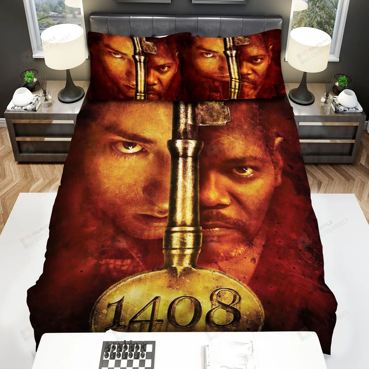 1408 Poster 2 Bed Sheets Spread Comforter Duvet Cover Bedding Sets