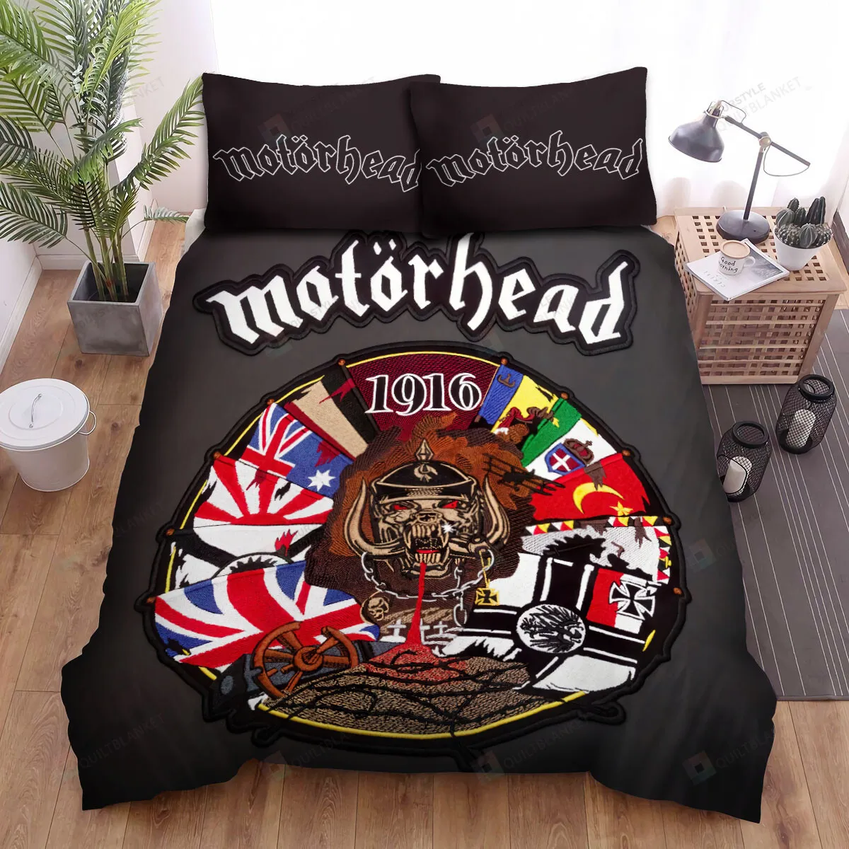 1916 Born To Lose, Live To Win Motorhead Bed Sheets Spread Comforter Duvet Cover Bedding Sets