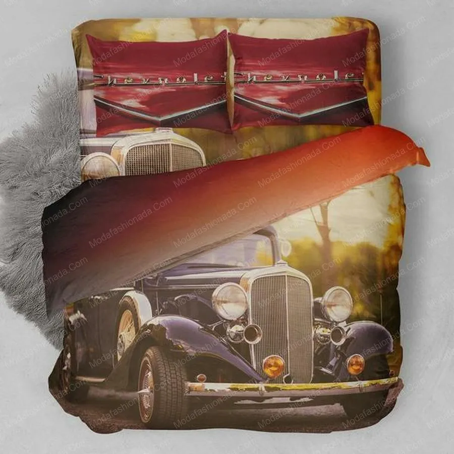 1930'S Station Wagons Chevrolet Car 9 Bedding Set  Duvet Cover  3D New Luxury  Twin Full Queen King Size Comforter