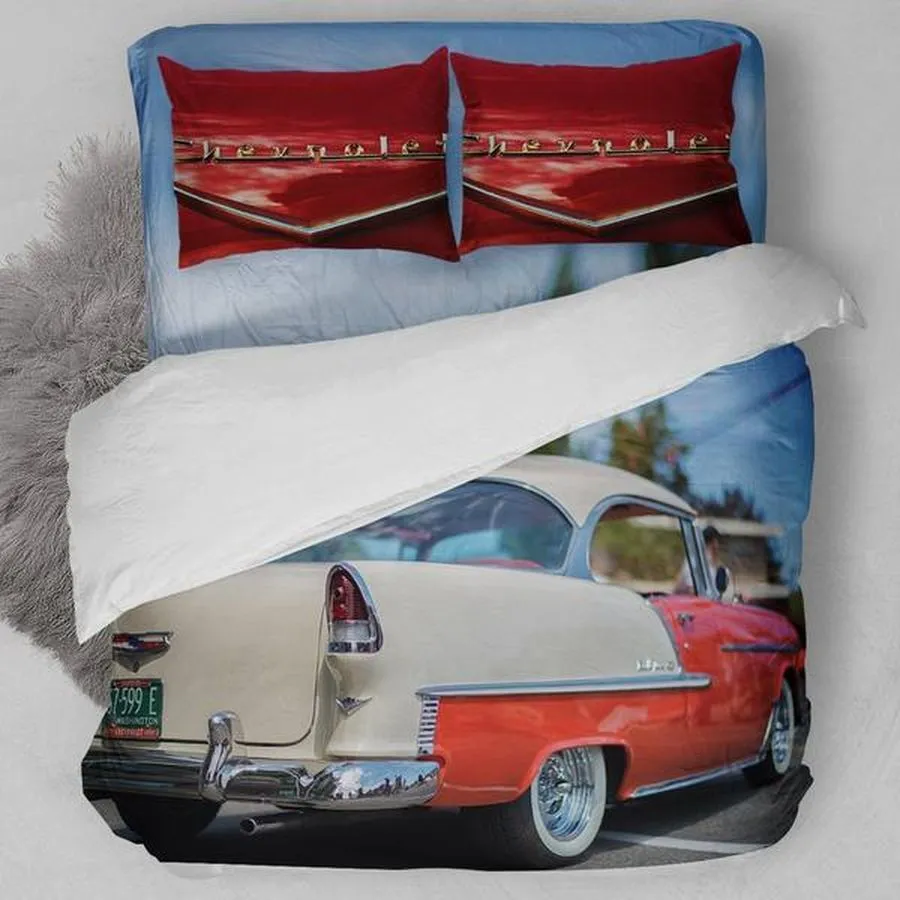 1955 Chevrolet Bel Air Bedding Set Duvet Cover Set