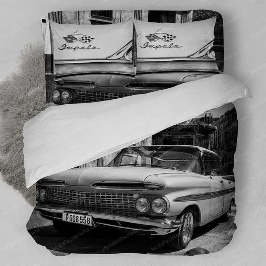 1959 Chevrolet Impala Car 19 Bedding Set  Duvet Cover  3D New Luxury  Twin Full Queen King Size Comforter
