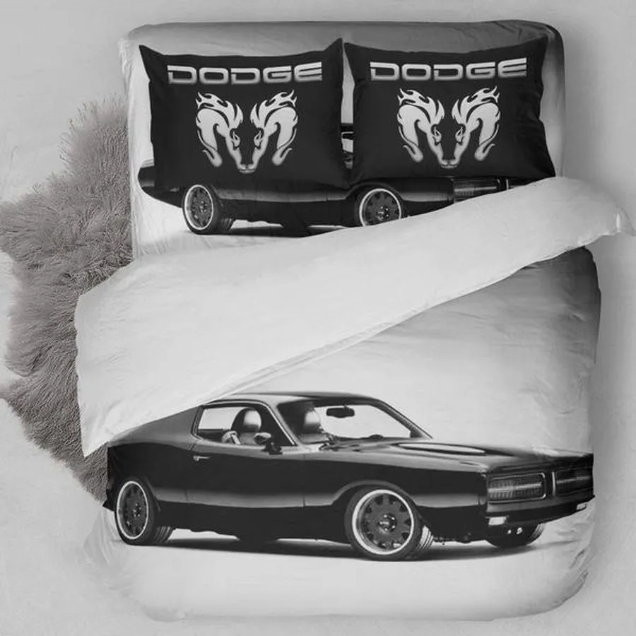 1972 Dodge Charger Car Bedding Set Duvet Cover Set