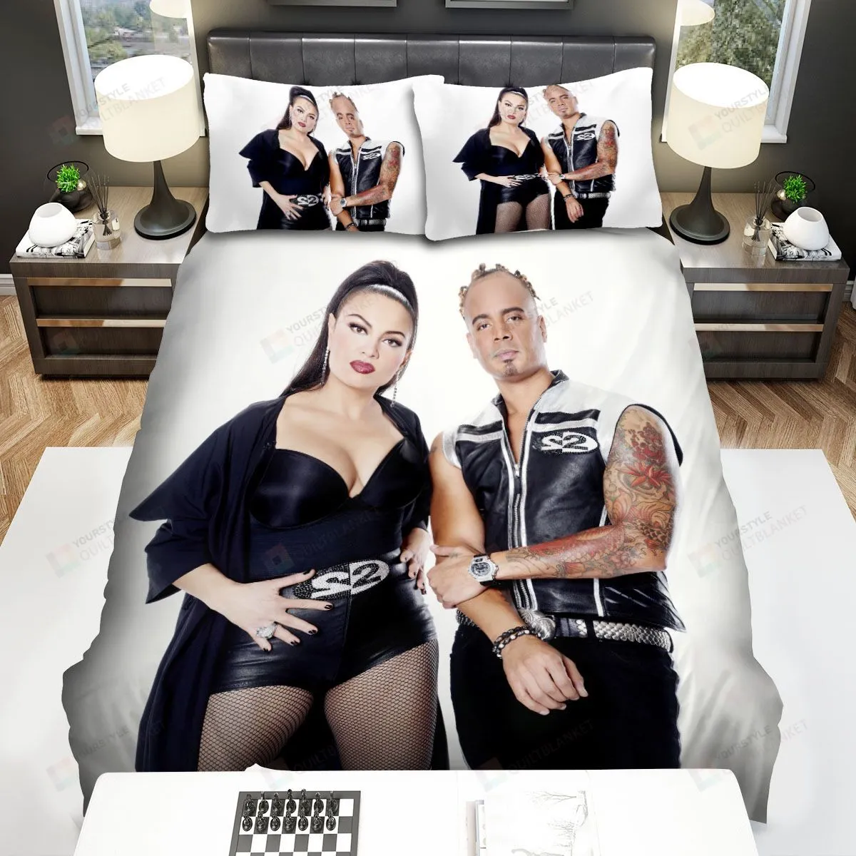 2 Unlimited White Background Bed Sheets Spread Comforter Duvet Cover Bedding Sets