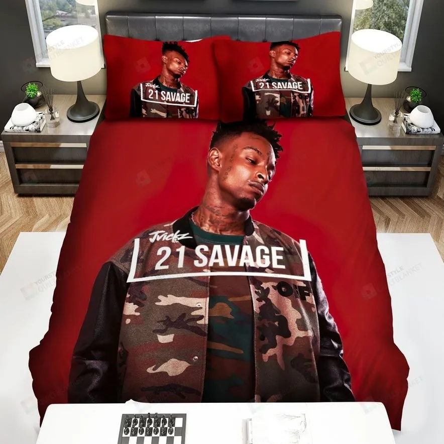 21 Savage Bed Sheets Spread Comforter Duvet Cover Bedding Sets
