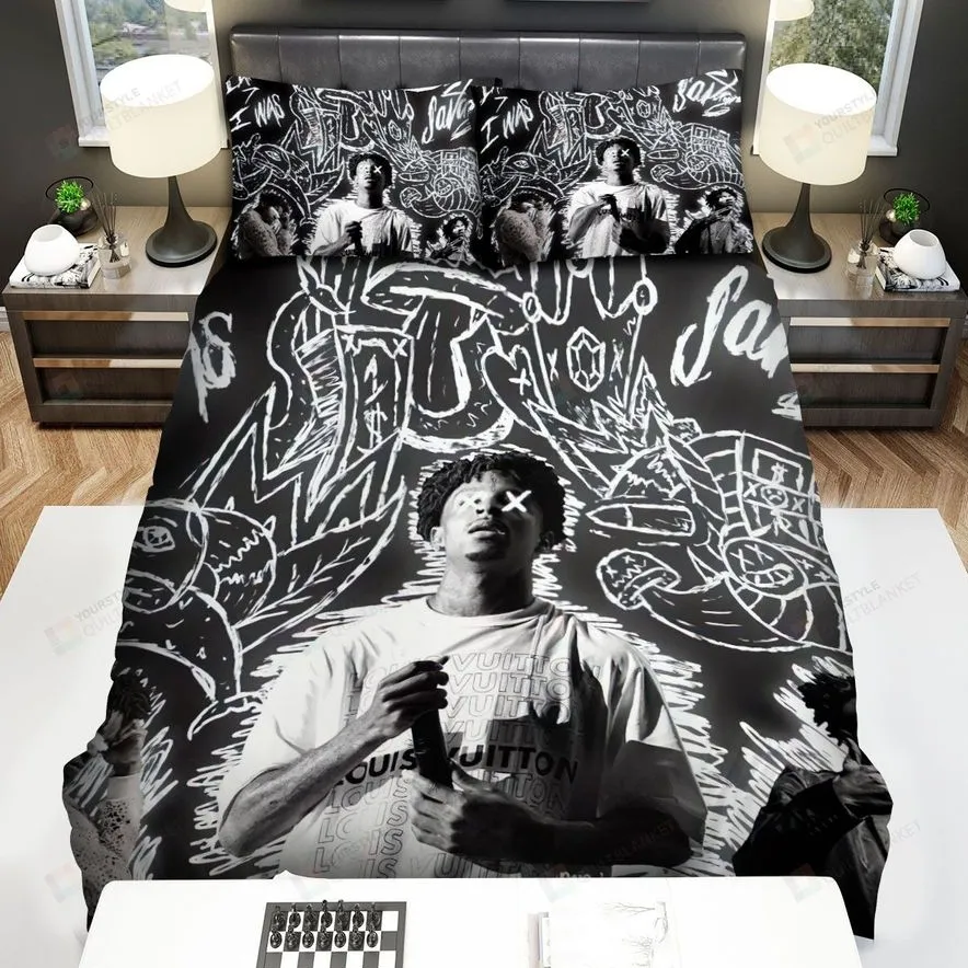 21 Savage Graffiti Art Bed Sheets Spread Comforter Duvet Cover Bedding Sets