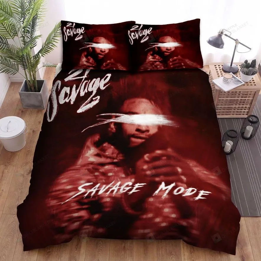 21 Savage Savage Mode Art Bed Sheets Spread Comforter Duvet Cover Bedding Sets