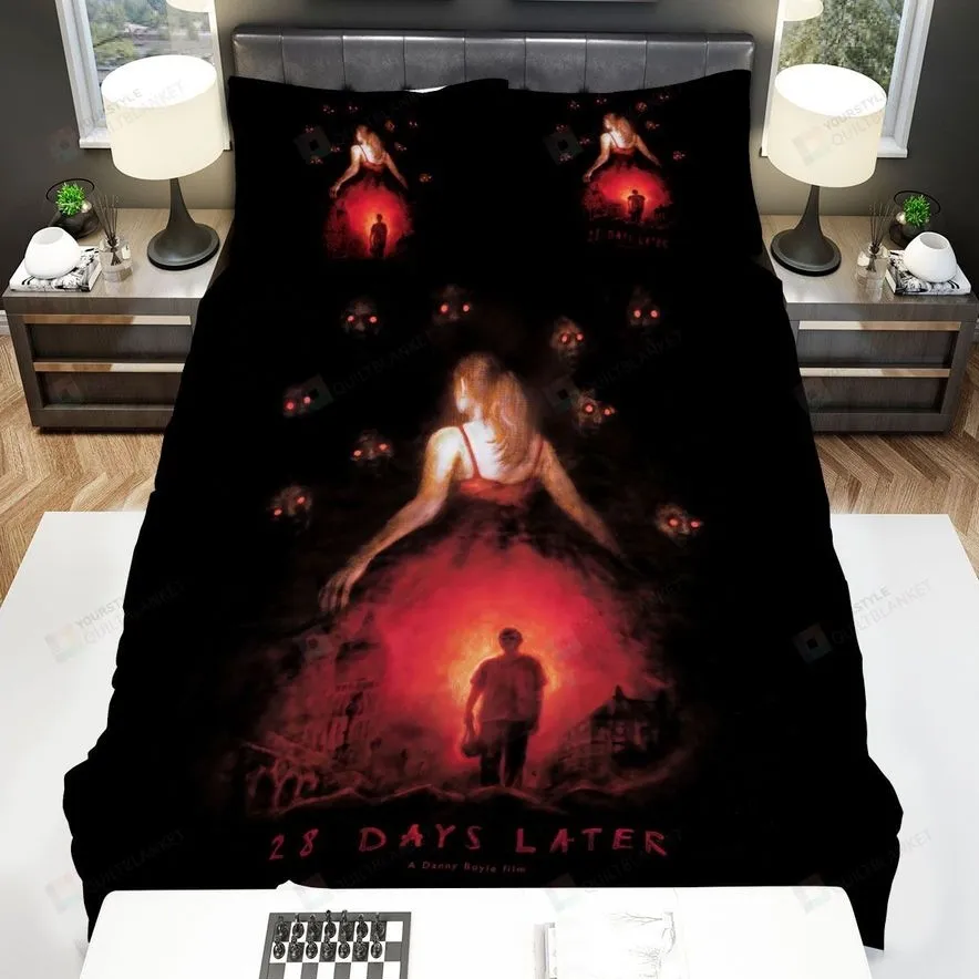 28 Days Later Movie Art Photo Bed Sheets Spread Comforter Duvet Cover Bedding Sets