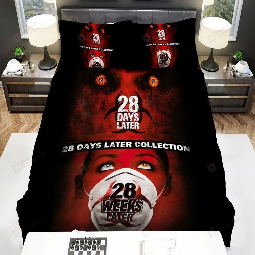 28 Days Later Movie Poster I Photo Bed Sheets Spread Comforter Duvet Cover Bedding Sets