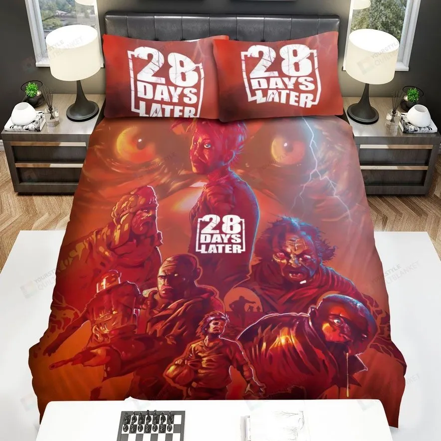 28 Days Later Movie Poster Ii Photo Bed Sheets Spread Comforter Duvet Cover Bedding Sets
