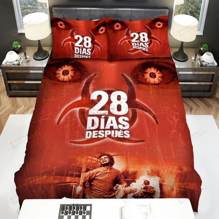 28 Days Later Movie Poster Iv Photo Bed Sheets Spread Comforter Duvet Cover Bedding Sets