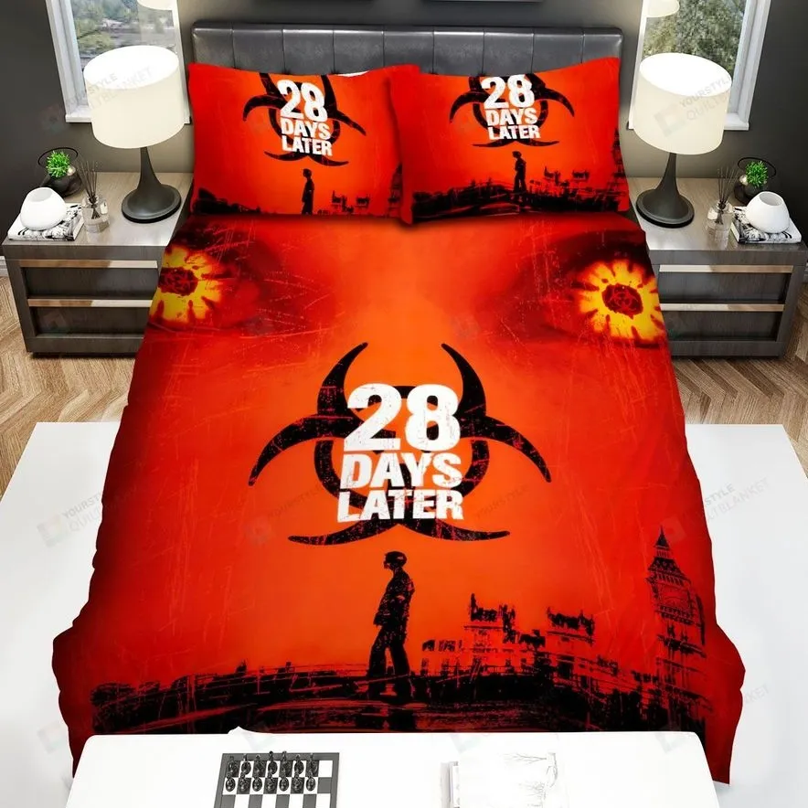 28 Days Later Movie Poster Ix Photo Bed Sheets Spread Comforter Duvet Cover Bedding Sets