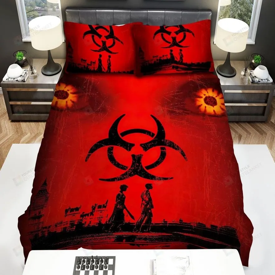 28 Days Later Movie Poster V Photo Bed Sheets Spread Comforter Duvet Cover Bedding Sets