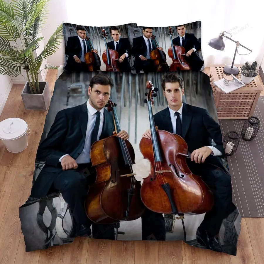 2Cellos Cool Pose Bed Sheets Spread Comforter Duvet Cover Bedding Sets