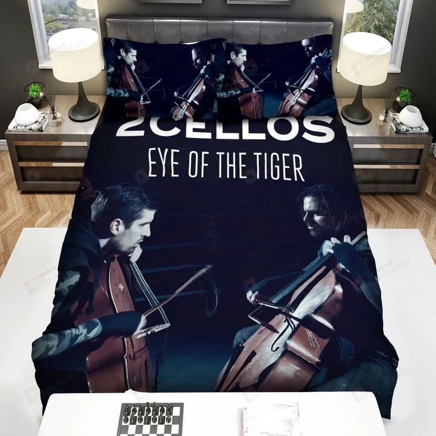 2Cellos Eye Of The Tiger Bed Sheets Spread Comforter Duvet Cover Bedding Sets
