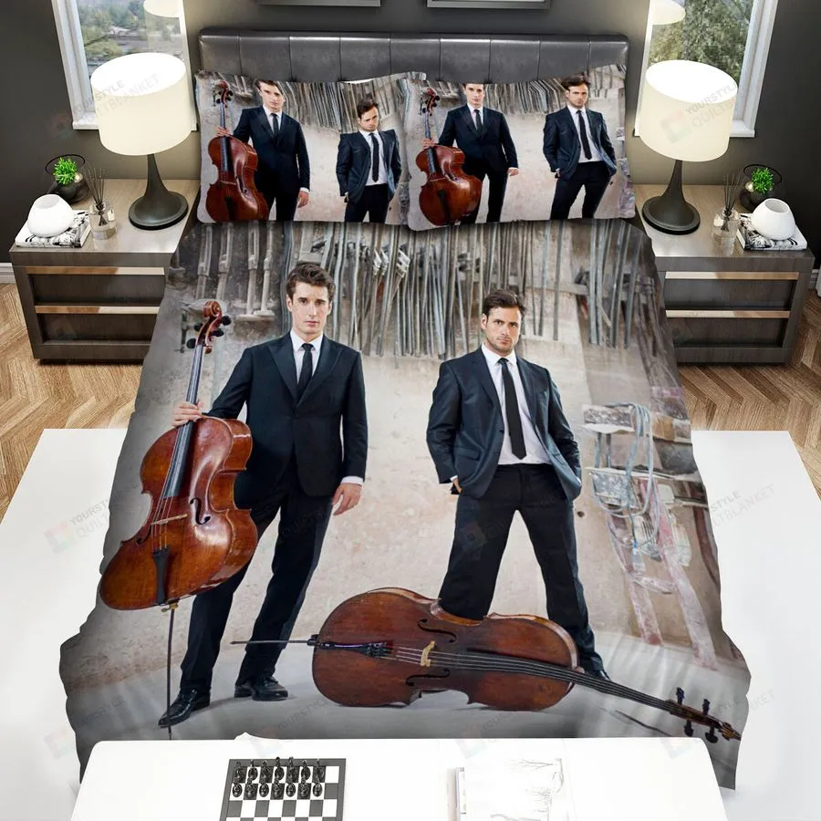 2Cellos Photoshoot Bed Sheets Spread Comforter Duvet Cover Bedding Sets
