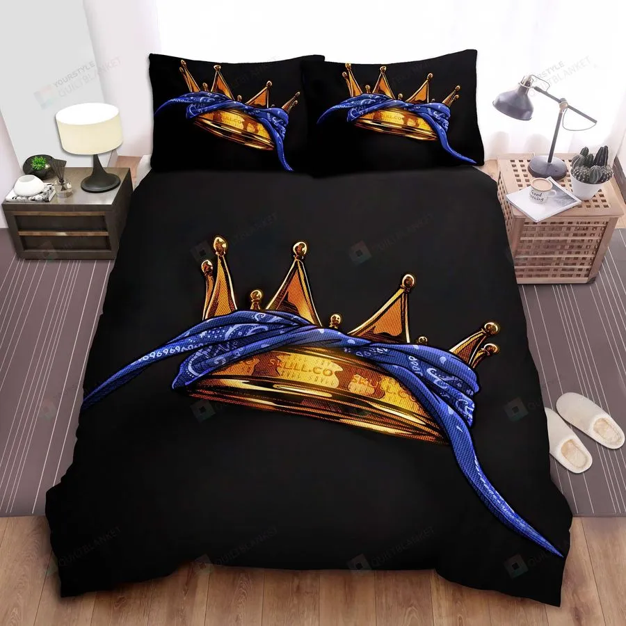 2Pac Gold Crown Bed Sheets Spread Comforter Duvet Cover Bedding Sets